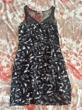 Mesh Wrap Dress